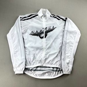 Vintage Voler Cycling Jacket Adult XS White Windbreaker Bicycle Bike Nut USA 90s